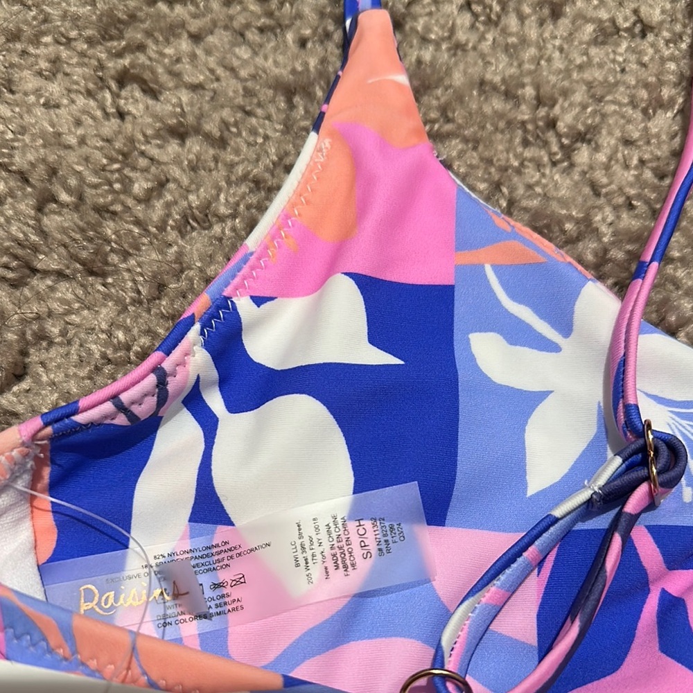 SOLD ON E B A Y Altar'd State Bikini Set S Tropical Floral Twist Front BNWT - Picture 7 of 11
